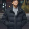 Namkoong Min Our Movie S01 Black Puffer Jacket