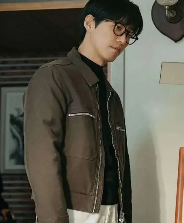 Namkoong Min Our Movie S01 Brown Cotton Jacket For Sale