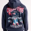New England Patriots Graphic Popover Hoodie For Sale