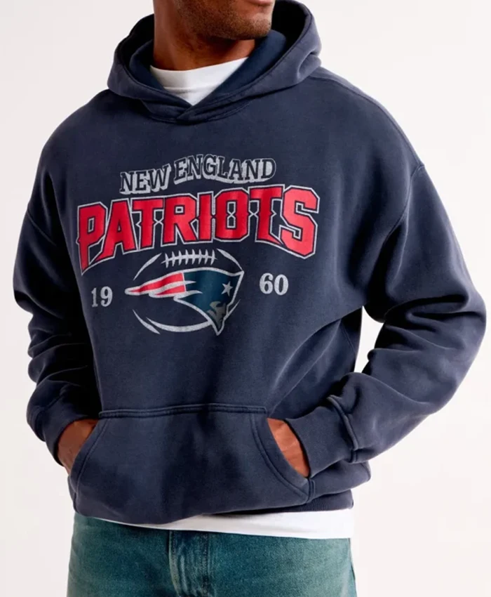 New England Patriots Graphic Popover Hoodie