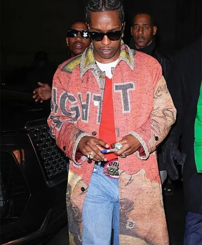 New York City 2026 ASAP Rocky Tapestry Coat