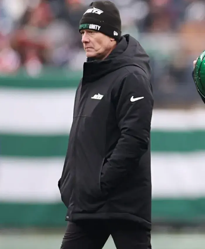 New York Jets Black Hooded Jacket