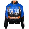 New York Knicks Skyline Vegan Leather Jacket
