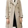 Nicole Lee The Paper Beige Cotton Coat For Sale
