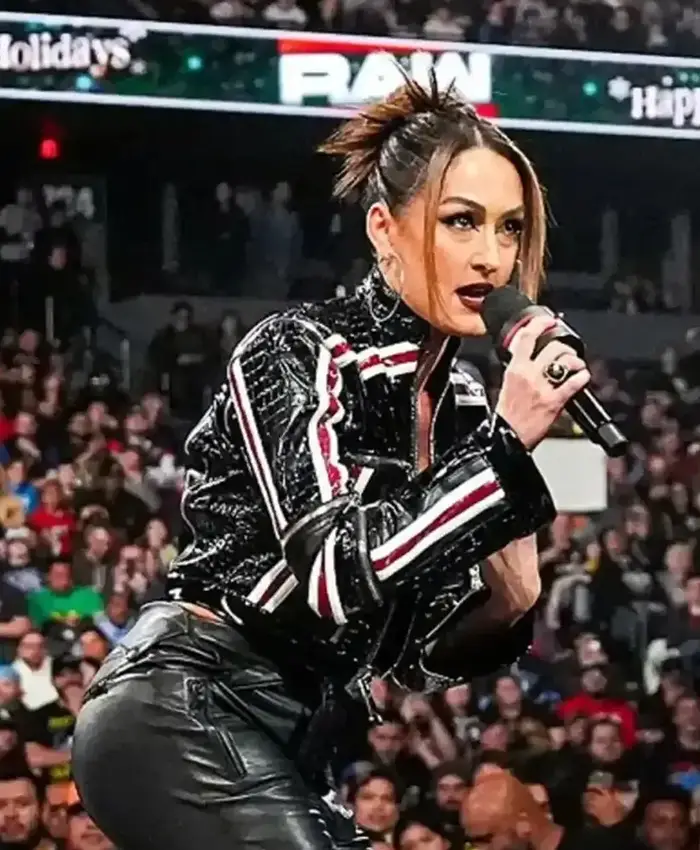 Nikki Bella Monday Night RAW Black Jacket For Sale