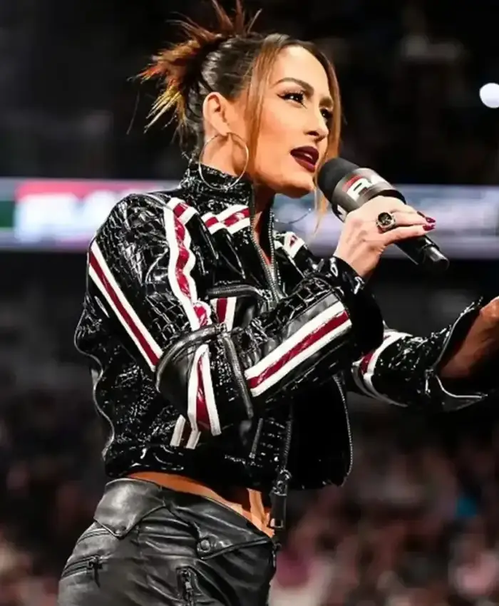 Nikki Bella Monday Night RAW Black Jacket