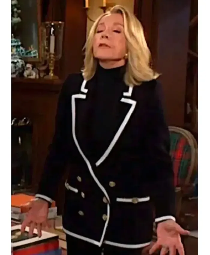 Nikki Newman The Young And The Restless Trim Knit Blazer