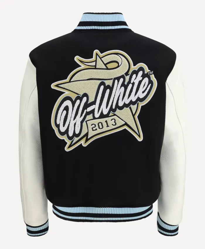 OFF-White Star Logo Varsity Jacket For Sale