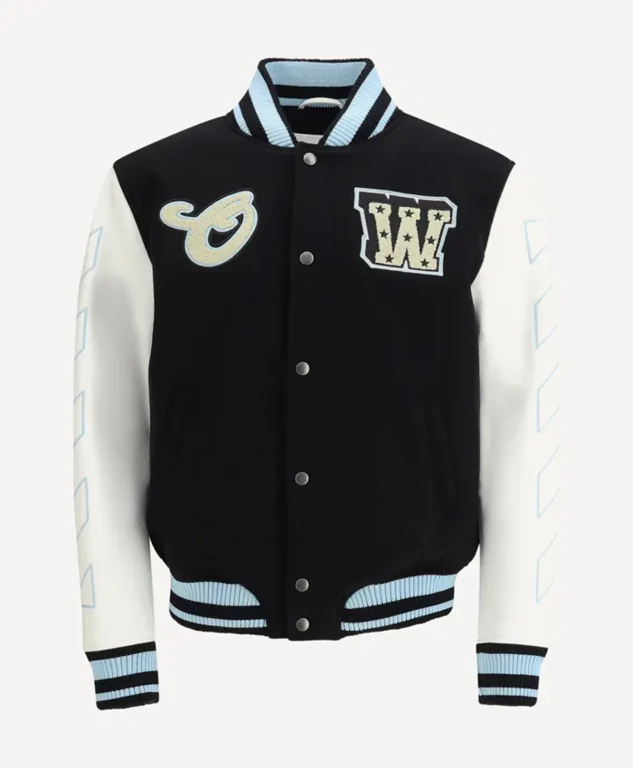 OFF-White Star Logo Varsity Jacket