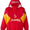 OVO Calgary Flames Red Hooded Jacket-Get Discount