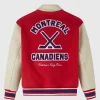 OVO Montreal Canadiens Varsity Jacket Back