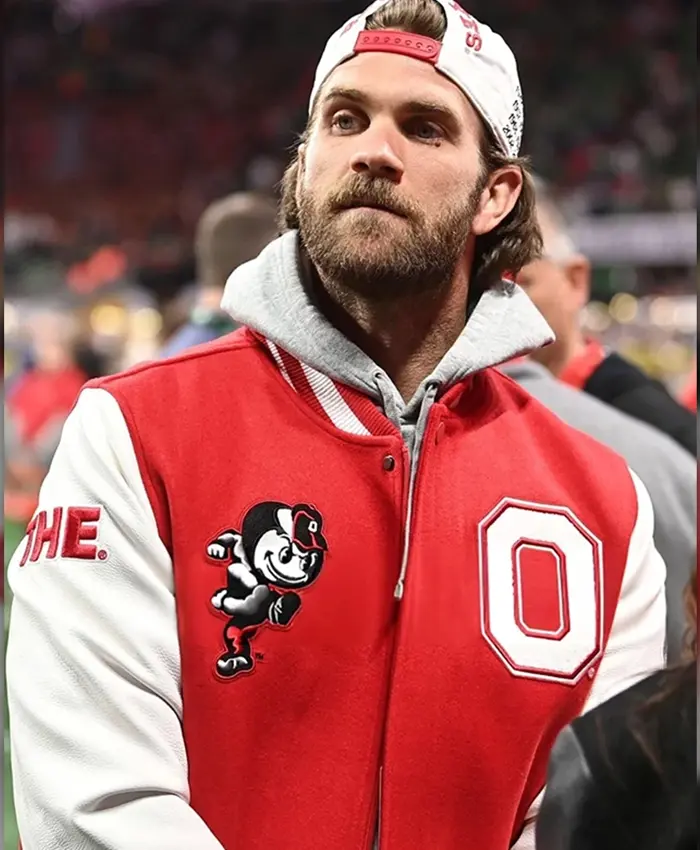Ohio State Bryce Harper Varsity Jacket