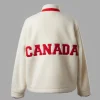 Olympic 2026 Team Canada Sherpa Fleece Jacket For Sale