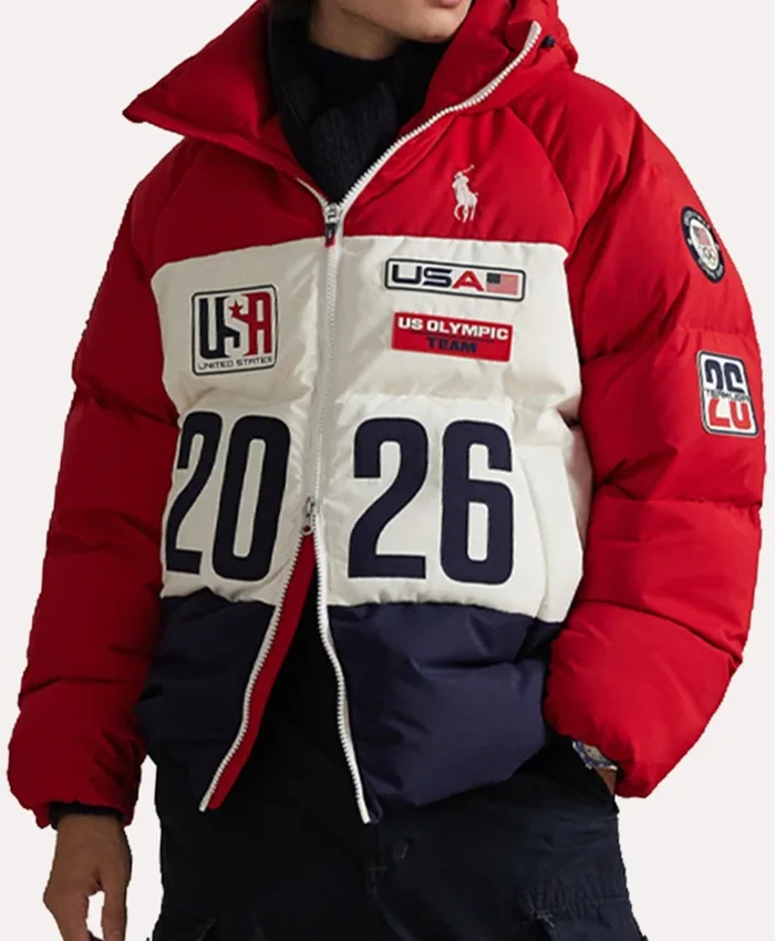 Olympics 2026 Polo Ralph Lauren Red Jacket