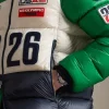 Olympics 2026 Polo Team USA Closing Ceremony Green Jacket-closeup