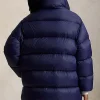 Olympics 2026 Team USA Oversize Down Blue Puffer Jacket