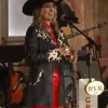 Opry 100 A Live Celebration Lainey Wilson Fringe Leather Coat For Sale