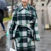 Paris Fashion Week 2026 Kelly Rutherford Wrap Coat Front
