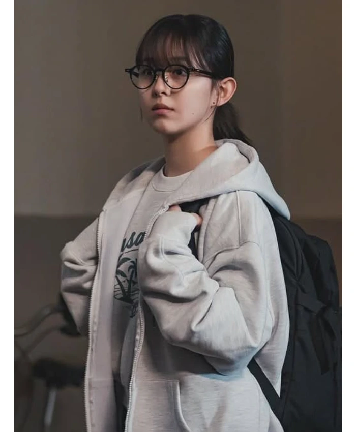 Park Ji-hu Spirit Fingers Grey Hoodie For Sale