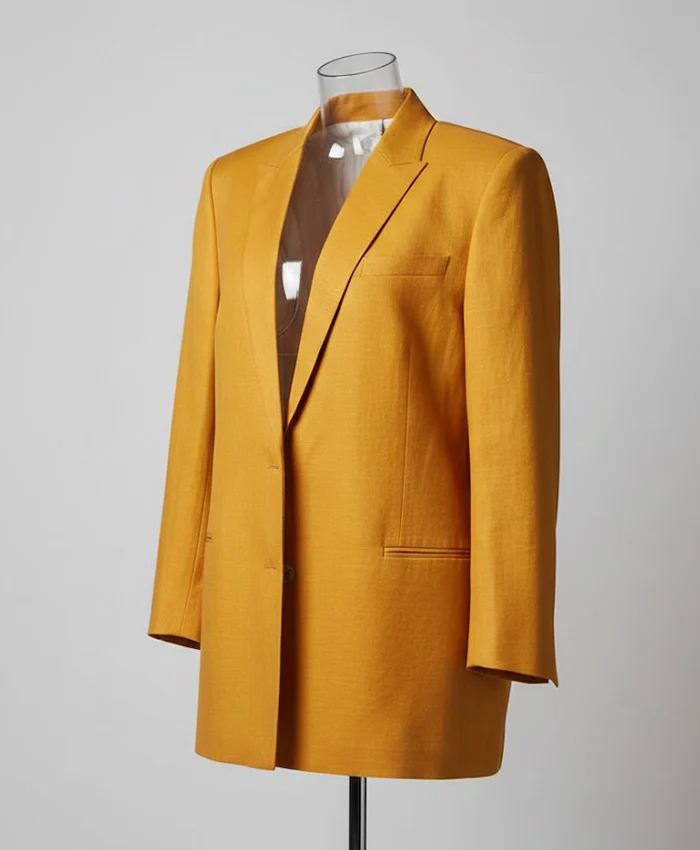 Patience Rhiannon Clements Mustard Coat For Sale