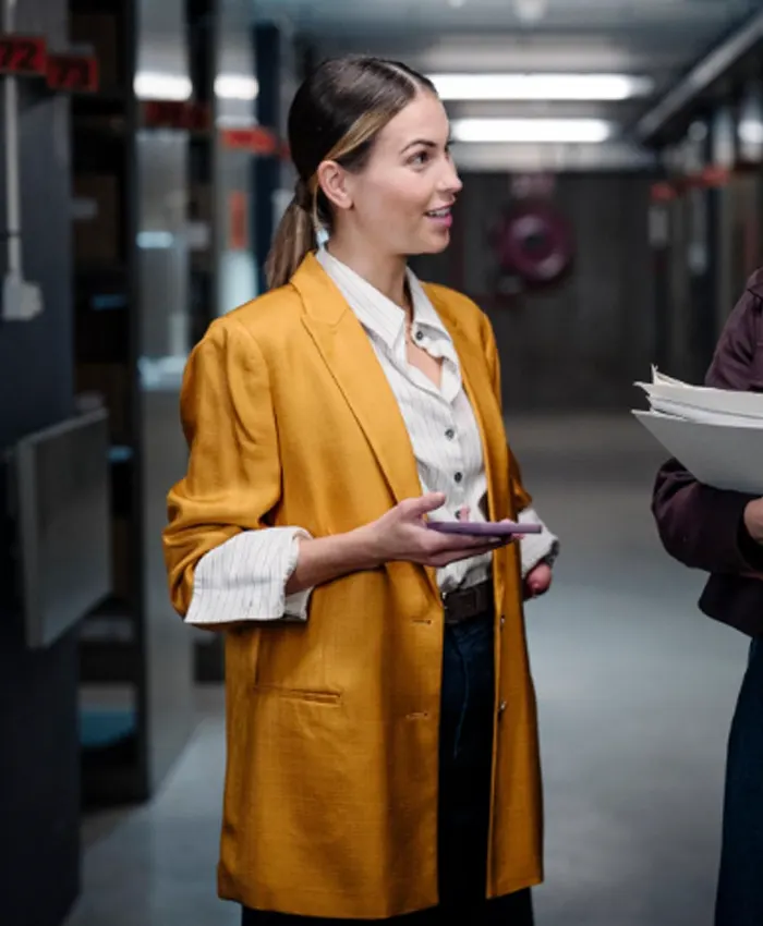 Patience Rhiannon Clements Mustard Coat
