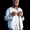 Pete Carroll White Bomber Jacket For Sale