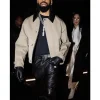 Phyno Paris Fashion Week 2026 Beige Suede Jacket
