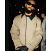 Phyno Paris Fashion Week 2026 Beige Suede Jacket For Sale