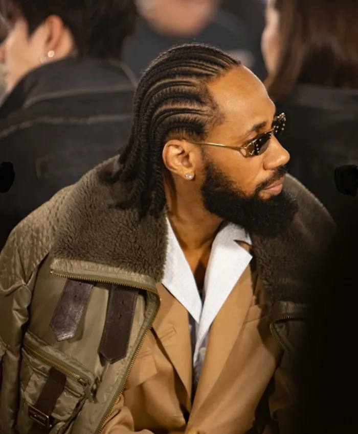 Phyno Paris Fashion Week 2026 Shearling Jacket For Sale