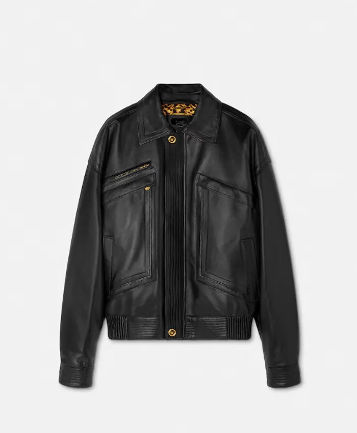 Plongé Black Leather Jacket