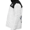 Pokemon Nuptse Jacket White and Black Left
