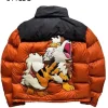 Pokemon Nuptse Orange Jacket-back