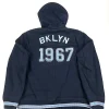 Polo Ralph Lauren Navy Hooded Toggle Letterman Jacket Back