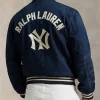 Polo Ralph Lauren Navy Yankees Denim Jacket For Sale