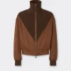 Q-Cycle Brown Bomber Jacket