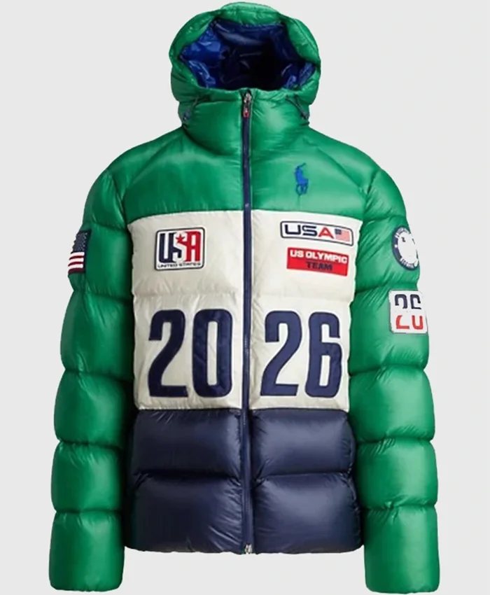 Ralph Lauren Olympics 2026 Polo Green Jacket