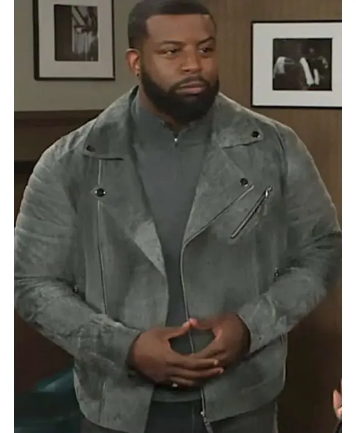 Randy Parker Beyond the Gates Grey Suede Jacket