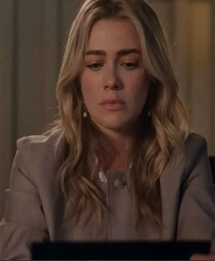 Rebecca Henderson The Hunting Party S02 Beige Jacket For Sale