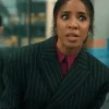 Relationship Goals Kelly Rowland Pinstripe Blazer For Sale