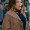 Relationship Goals Robin Thede Brown Fringe Coat