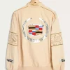Renewal Vintage One-of-a-Kind Formula 1 Team Cadillac Beige Cotton Racing Jacket