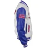 Retro Classic Rib Blue Detroit Pistons Varsity Jacket