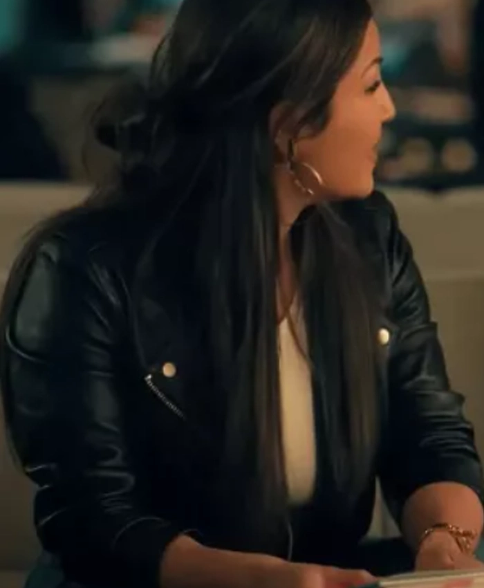 Re­la­tion­ship Goals An­nie Gon­za­lez Black Leather Jack­et