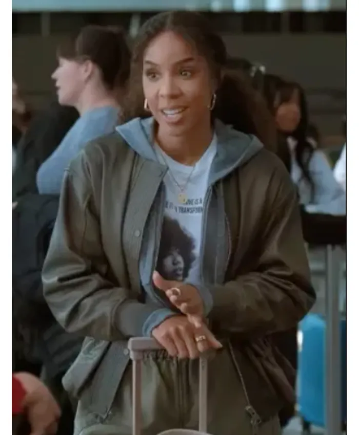 Re­la­tion­ship Goals Kel­ly Row­land Green Jack­et