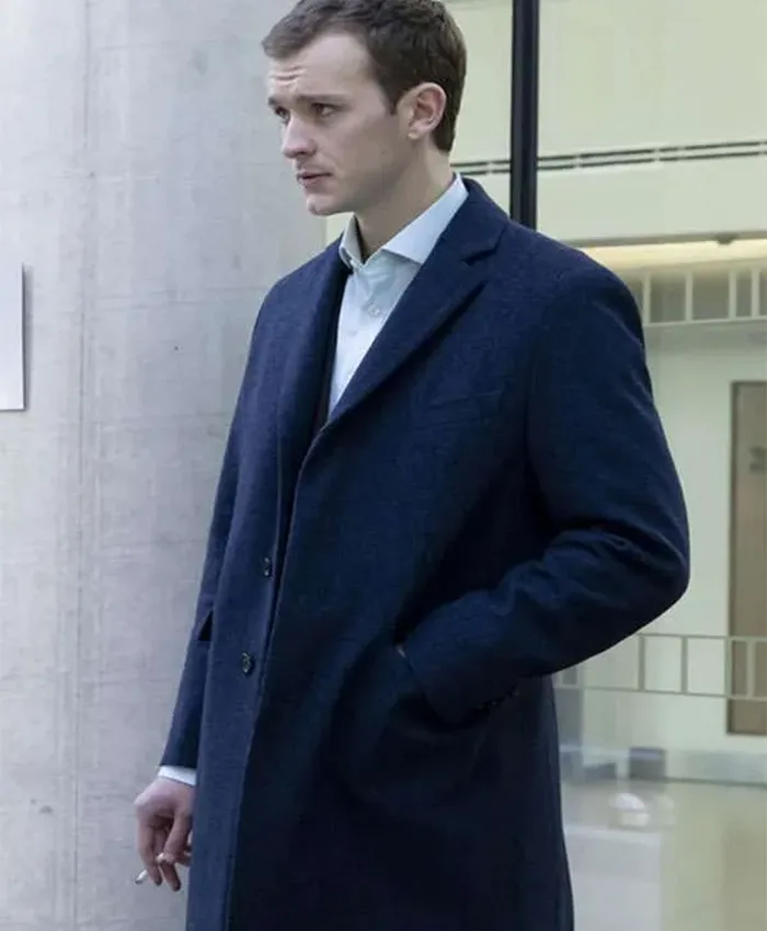 Robert Spearing Industry S04 Blue Wool Coat