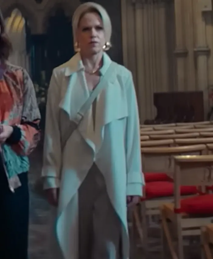 Robyn How to Get to Heaven from Belfast White Coat Front