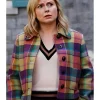 Rose McIver Ghosts S05 Colorful Plaid Jacket