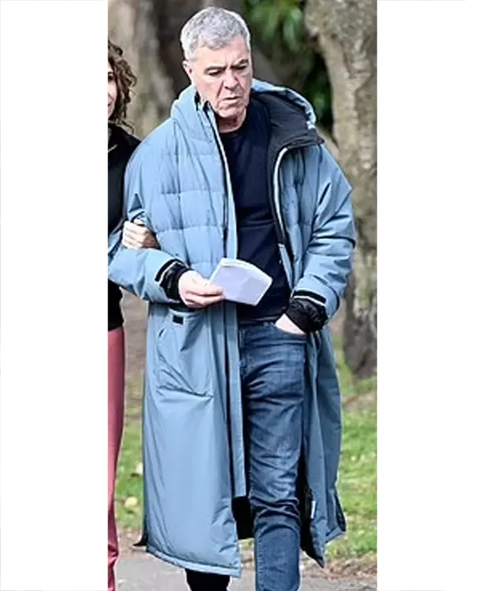 Run Away Simon Greene Blue Hooded Coat For Sale