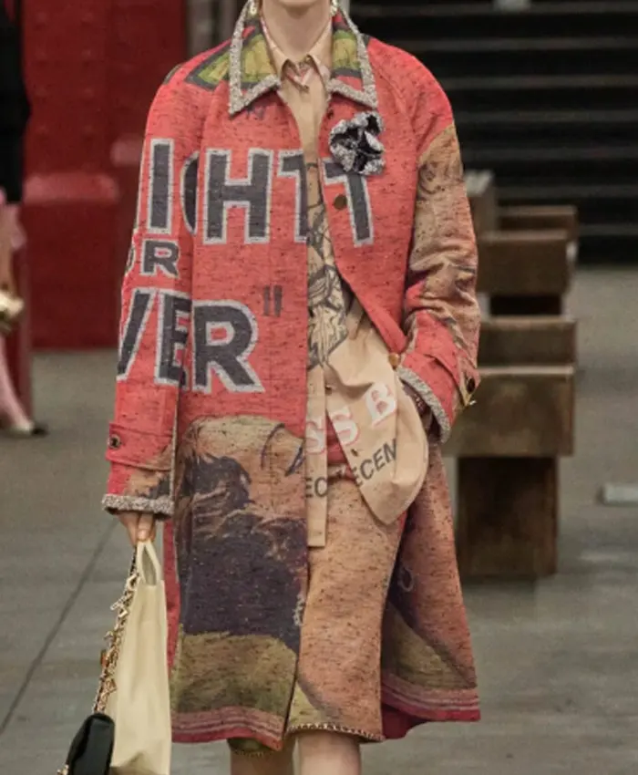 SNL Rapper A$AP Rocky S51 Poster Tweed Coat