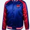 Sacramento Kings Red and Blue Varsity Jacket